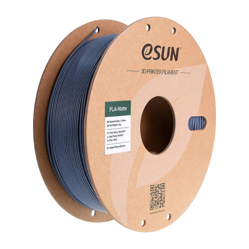 Філамент (пластик) для 3D принтера eSUN ePLA Matte 1кг, 1.75мм, темно-сірий (ePLA-Matte-P175DH1)